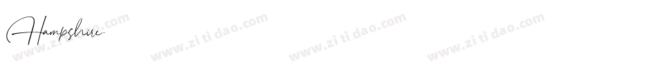 Hampshire字体转换
