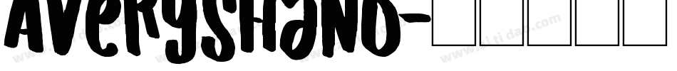 AverysHand字体转换