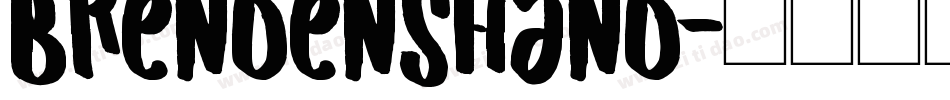 BrendensHand字体转换
