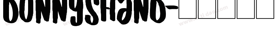 DonnysHand字体转换