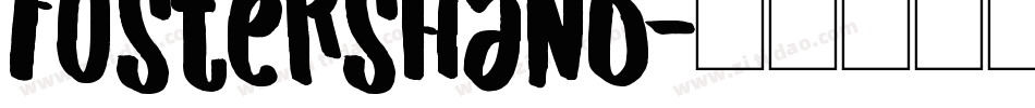 FostersHand字体转换