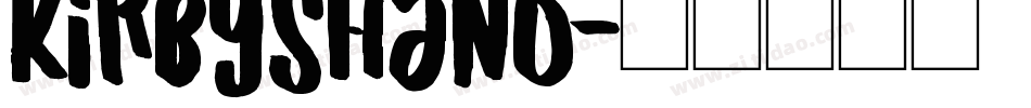 KirbysHand字体转换