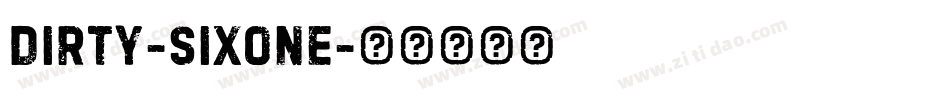 Dirty-SixOne字体转换
