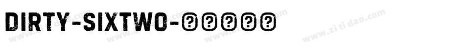 Dirty-SixTwo字体转换