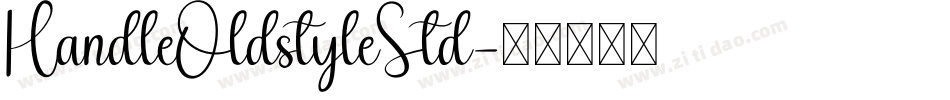 HandleOldstyleStd字体转换