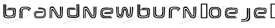 BrandNewBurn-OEJe字体转换