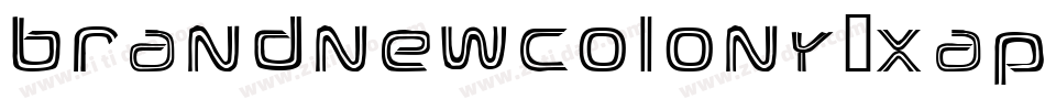 BrandNewColony-XaPG字体转换