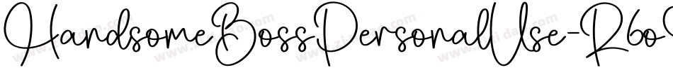 HandsomeBossPersonalUse-R6oM字体转换