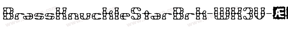BrassKnuckleStarBrk-WK3V字体转换