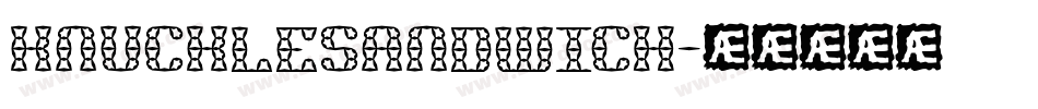 KNUCKLESANDWICH字体转换