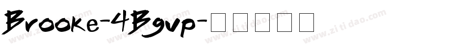 Brooke-4Bgvp字体转换