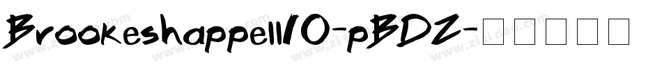 Brookeshappell10-pBDZ字体转换