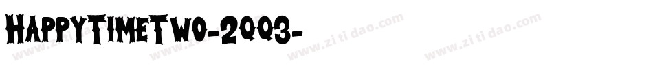 HappyTimeTwo-2qq3字体转换