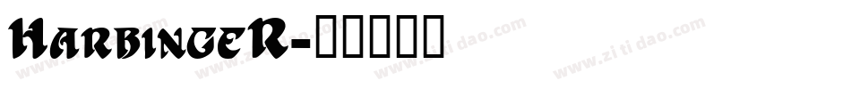 HarbingeR字体转换