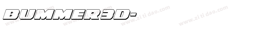 bummer3d字体转换