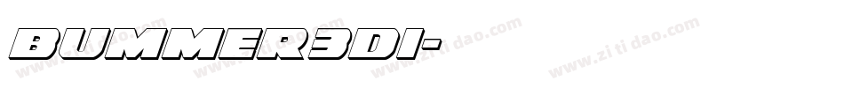 bummer3di字体转换