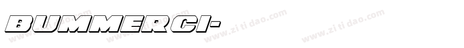 bummerci字体转换