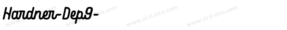 Hardner-Dep9字体转换