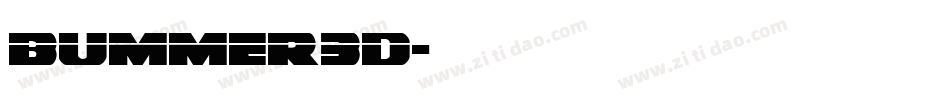 bummer3d字体转换