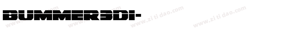 bummer3di字体转换