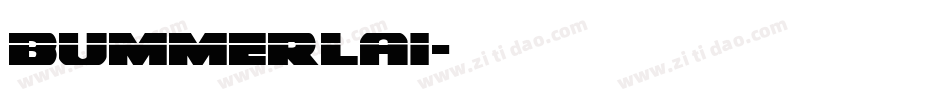 bummerlai字体转换