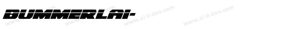 bummerlai字体转换