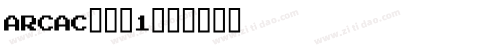 ARCAC___1字体转换