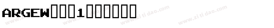 ARGEW___1字体转换