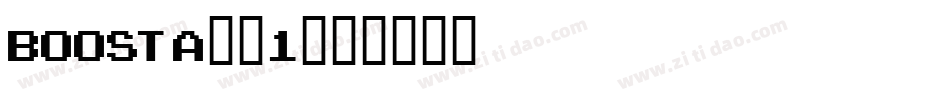 BOOSTA__1字体转换