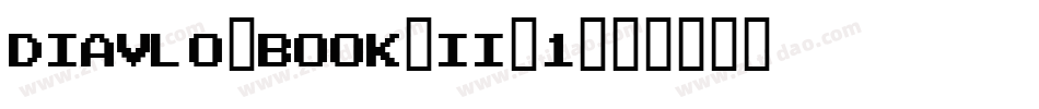 Diavlo_BOOK_II_1字体转换