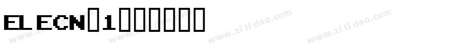 ELECN_1字体转换