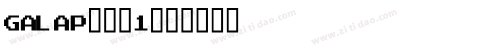 GALAP___1字体转换