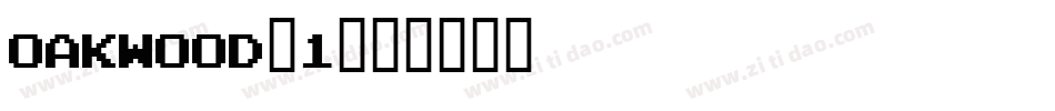 OAKWOOD_1字体转换