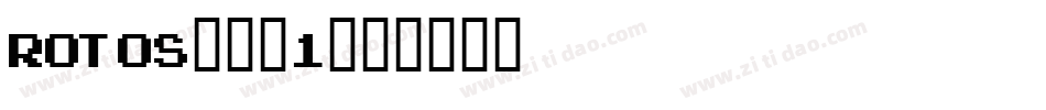 ROTOS___1字体转换