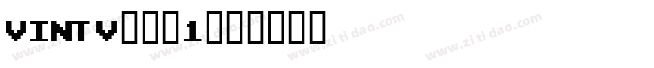 VINTV___1字体转换
