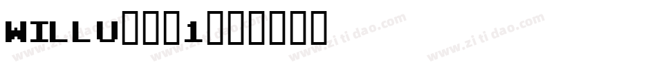 WILLU___1字体转换