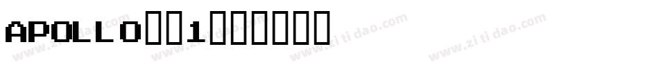 apollo__1字体转换
