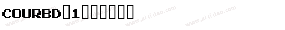 courbd_1字体转换