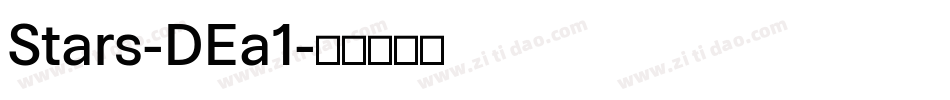Stars-DEa1字体转换