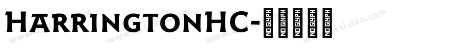 HarringtonHC字体转换