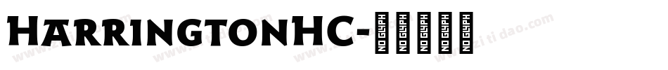 HarringtonHC字体转换