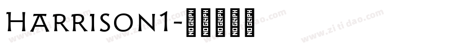 Harrison1字体转换