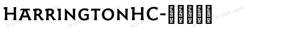 HarringtonHC字体转换