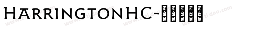HarringtonHC字体转换