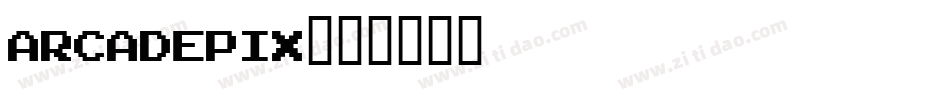Arcadepix字体转换