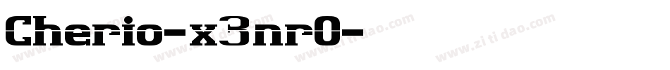 Cherio-x3nrO字体转换