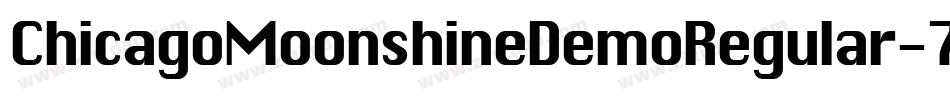 ChicagoMoonshineDemoRegular-7GZB字体转换