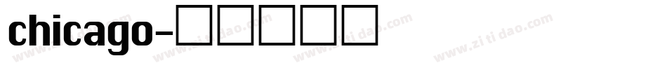 chicago字体转换
