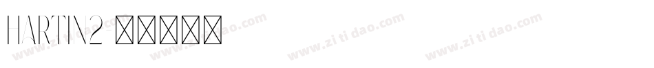 Hartin2字体转换