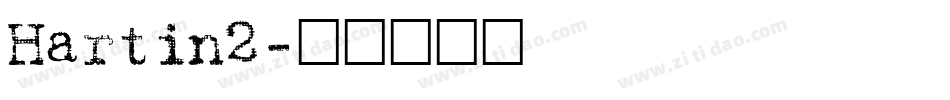 Hartin2字体转换